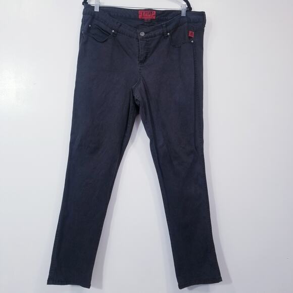 Tripp NYC Skull Studded Mid Rise Skinny Black Jeans - Picture 1 of 13